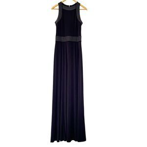 MICHAEL Michael Kors Black Floor Length Gown Maxi Dress
